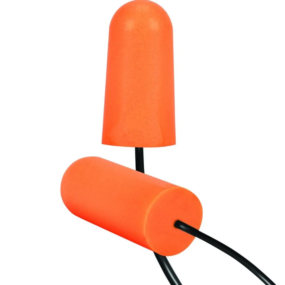 PIP 267-HPF810C Disposable Soft Polyurethane Foam Corded Ear Plugs - NRR 33 - Moutools