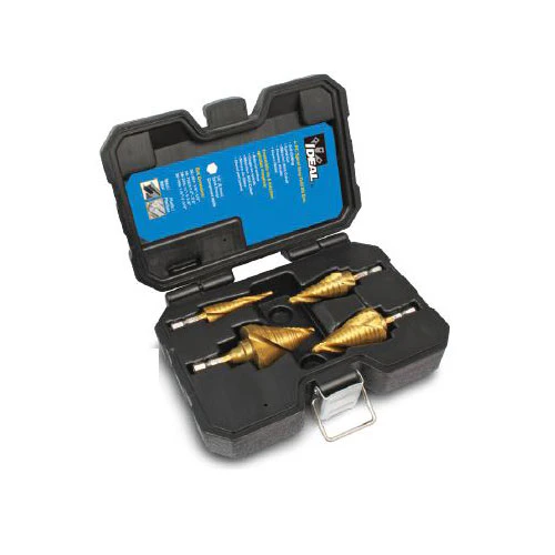 IDEAL 36-700 Spiral Step Bit 4pc Kit - Moutools