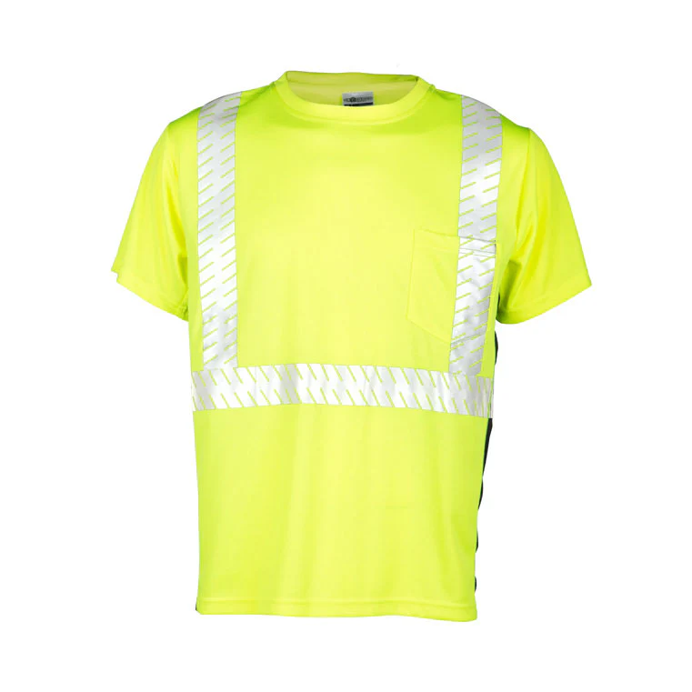 ML KISHIGO 9114-XL Hi-Vis LimeT-Shirt, Class 2, X-Large - Moutools