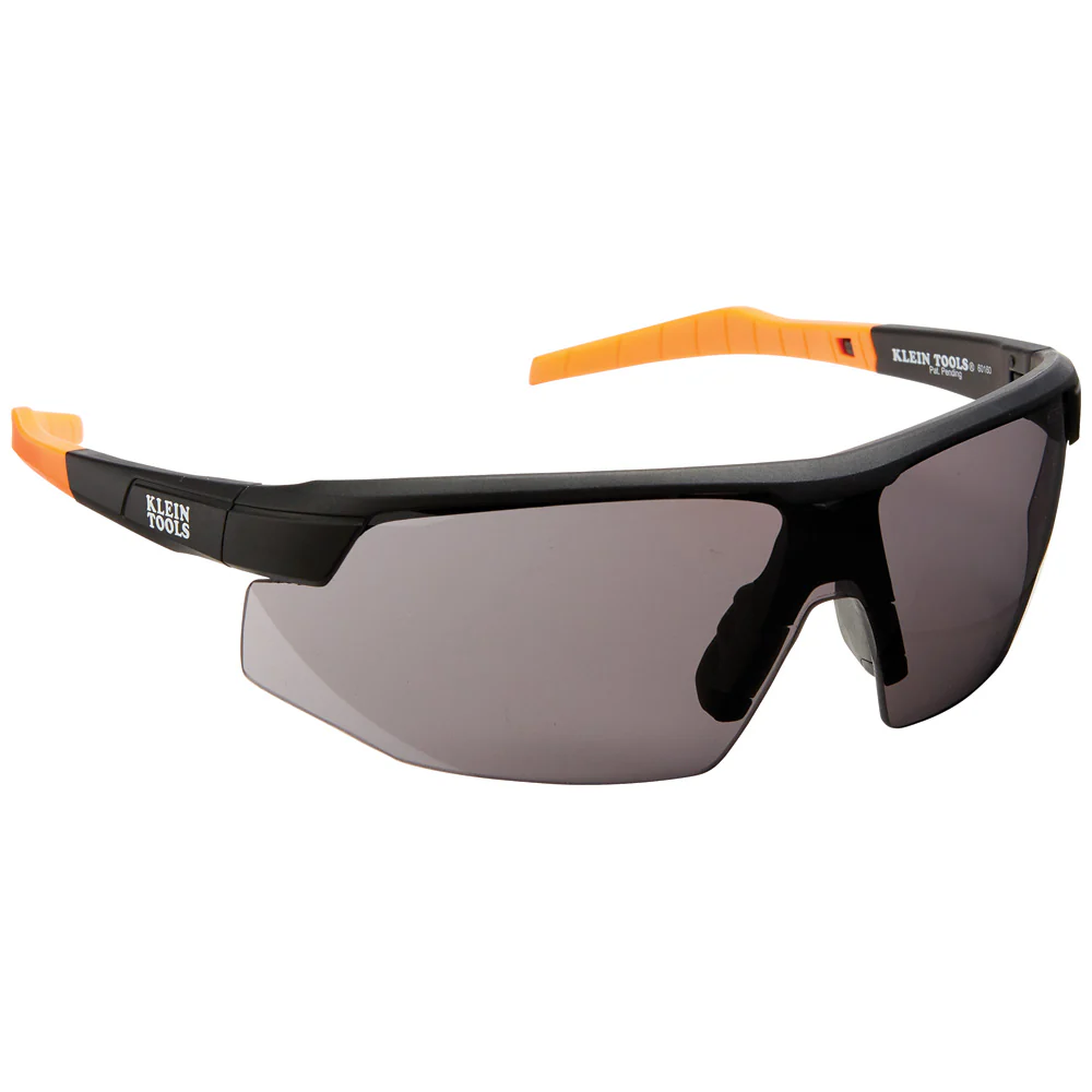 Klein 60160 Standard Safety Glasses, Gray Lens - Moutools