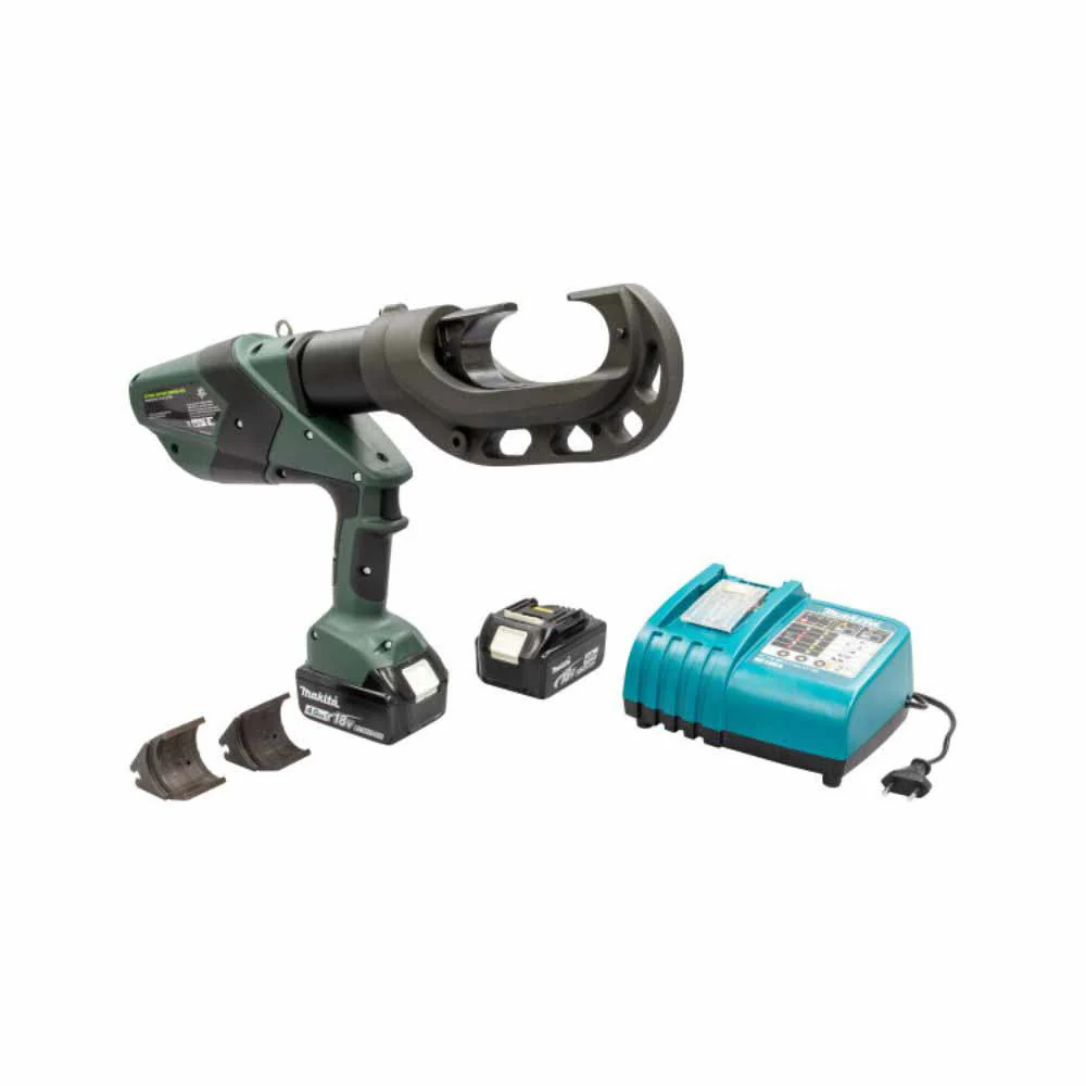 Greenlee EK1550SLX22 EK1550 SLX 15 Ton Crimper, 4.0Ah Battery, 230V Charger - Moutools