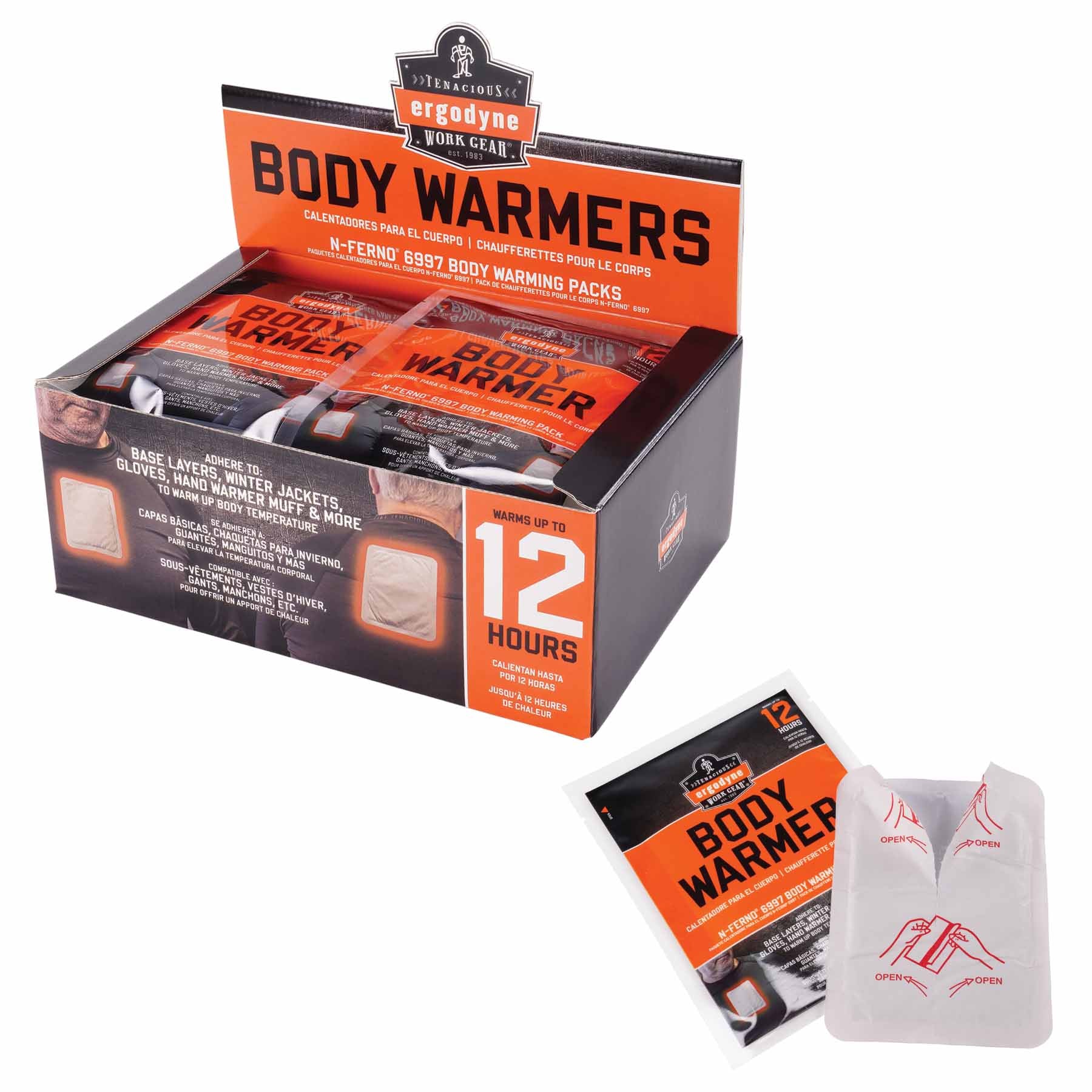 Ergodyne 16997 6997  White Body Warmers - Moutools