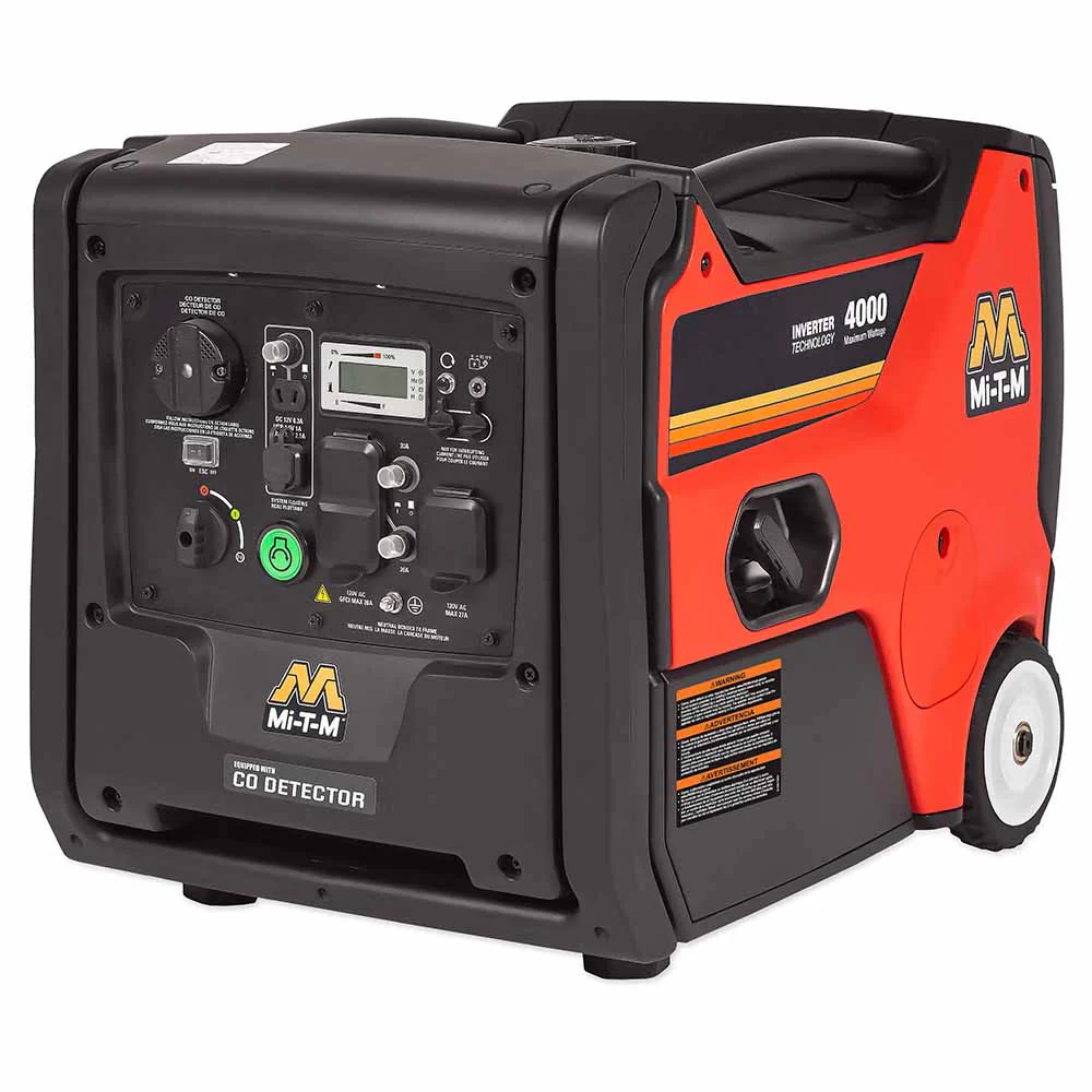 Mi-T-M GEN-4000-IMM1E 4000-Watt Gasoline Inverter Generator - Moutools