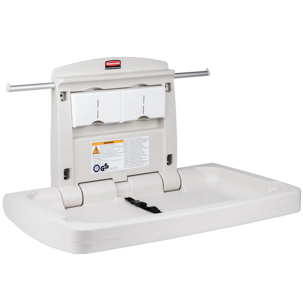 Rubbermaid FG781888LPLAT Baby Changing Station Horizontal - Moutools
