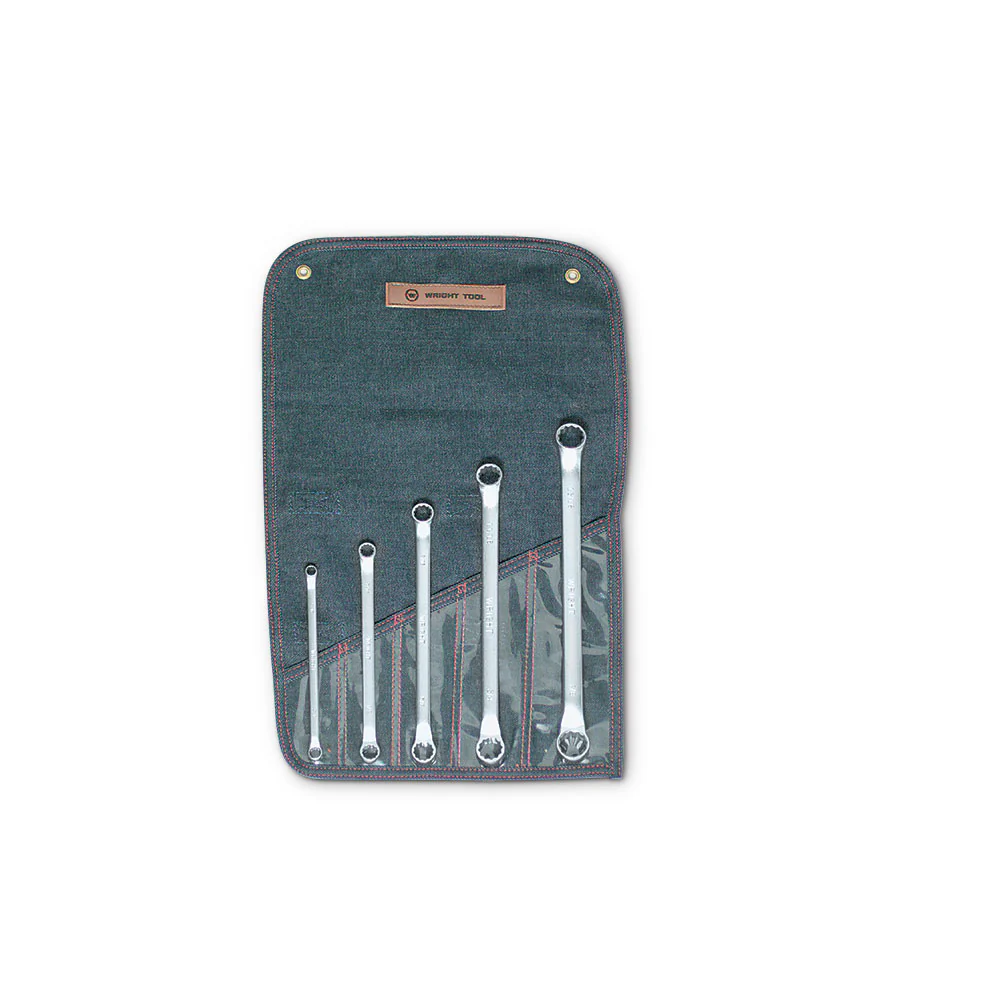 Wright Tool 747 Box Wrench 5 Piece Set - 12 Point Offset Satin 5/16