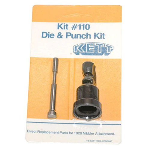 Kett 110 18 Gauge Punch and Die Kit for 1020 - Moutools