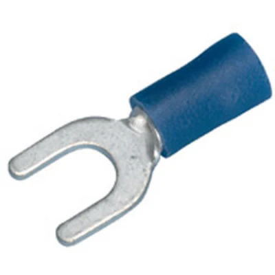 IDEAL 83-7161 Vinyl Insulated Spade Terminal #16 to #14 AWG, #8 Stud Size - Moutools