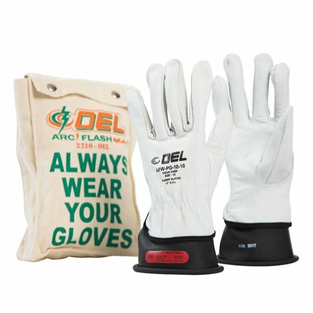 OEL IRG011B-10K Class 0 Glove Kit Black Size 10 - Moutools