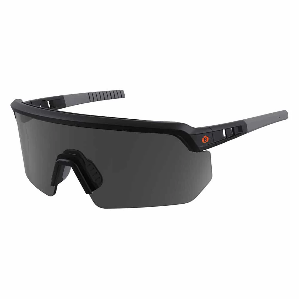 Ergodyne 55005 AEGIR Matte Black Frame Smoke Lens Safety Glasses Sunglasses - Moutools