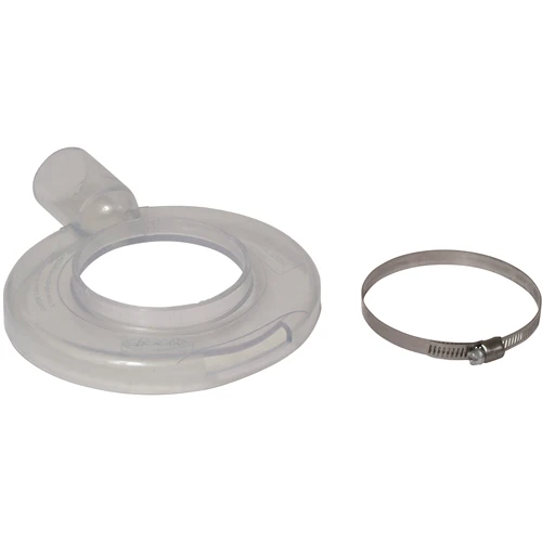 Love-Less Ash D1870 6 In. Dustie Shroud for RO/DA Pneumatic Sanders - Moutools