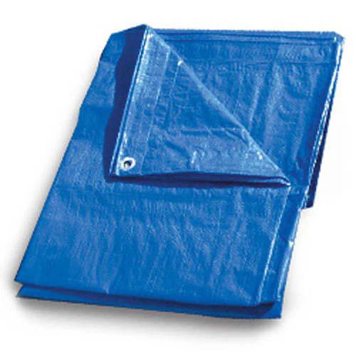 Continental Western B1824 Regular-Duty Poly Tarp 18' x 24', Blue - Moutools