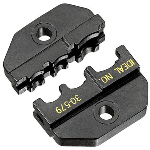 IDEAL 30-579 Die Set, Insulated Terminals, for Crimpmaster Crimp Tool Frame 30-506 - Moutools