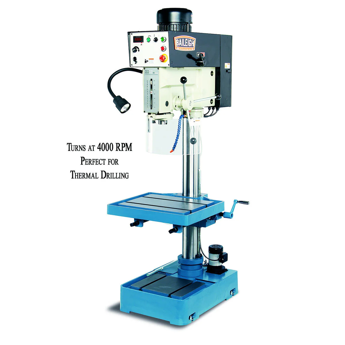 Baileigh Industrial BA9-1002871 High Speed Drill Press DP-1250VS-HS - Moutools
