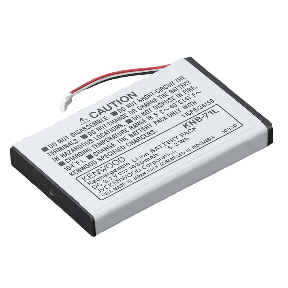Kenwood KNB-71L Li-Ion Battery for PKT-23K Radios - Moutools
