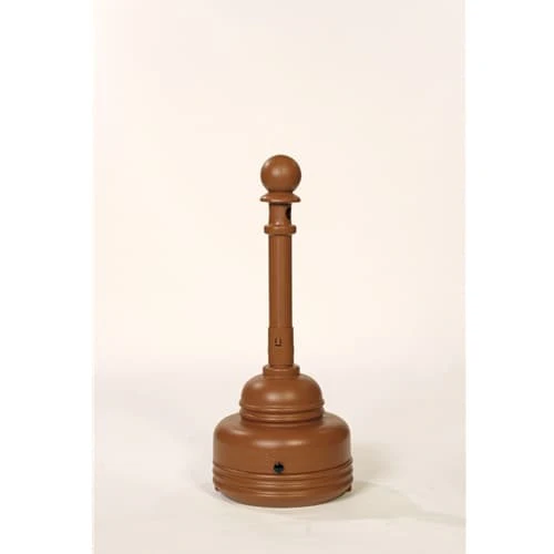 Eagle 1206BROWN SafeSmoker Receptacle - Poly w/Metal Bucket-Brown - Moutools