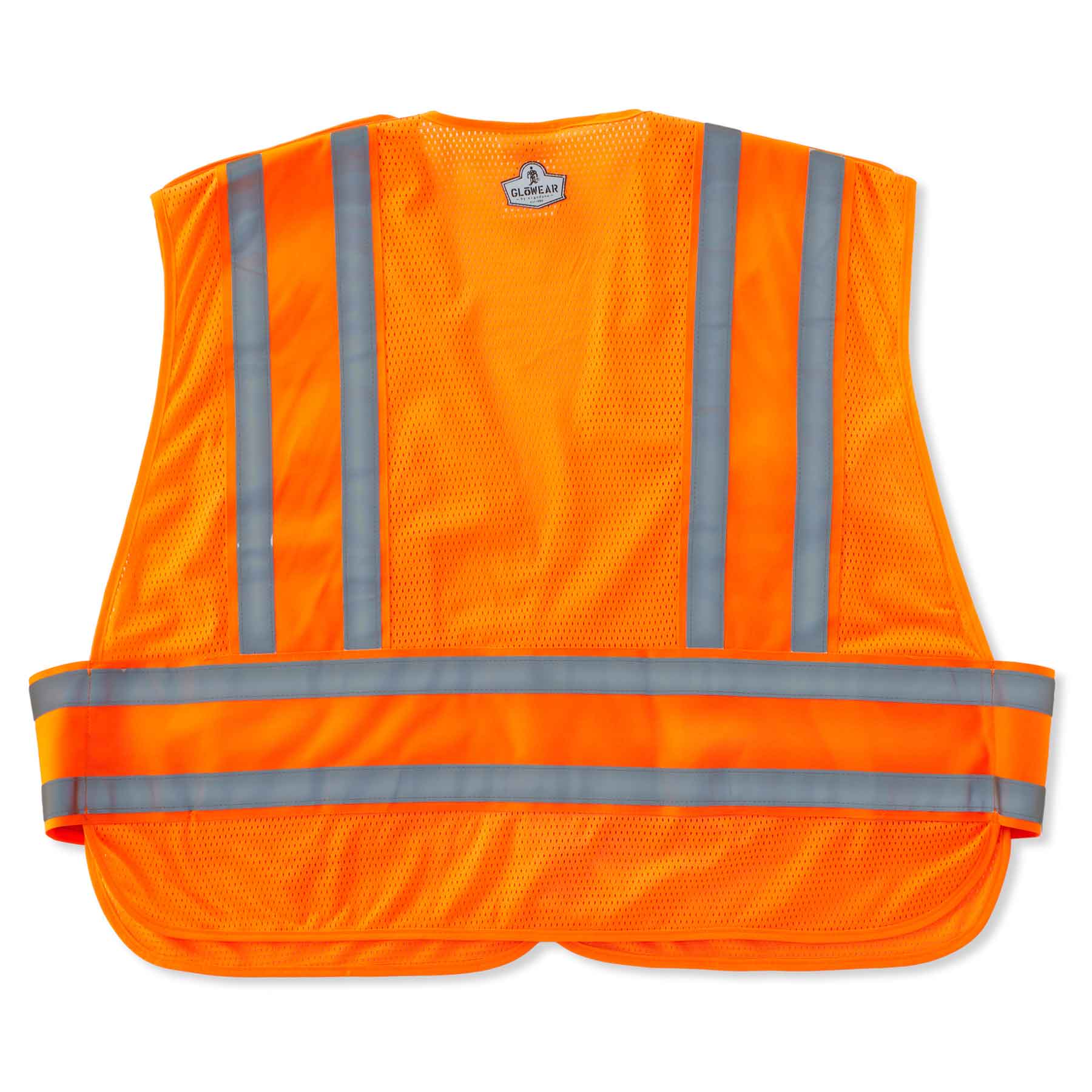 Ergodyne 21362 GloWear 8244PSV Type P Class 2 Expandable Public Safety Vest, XL/2XL, HV Orange - Moutools