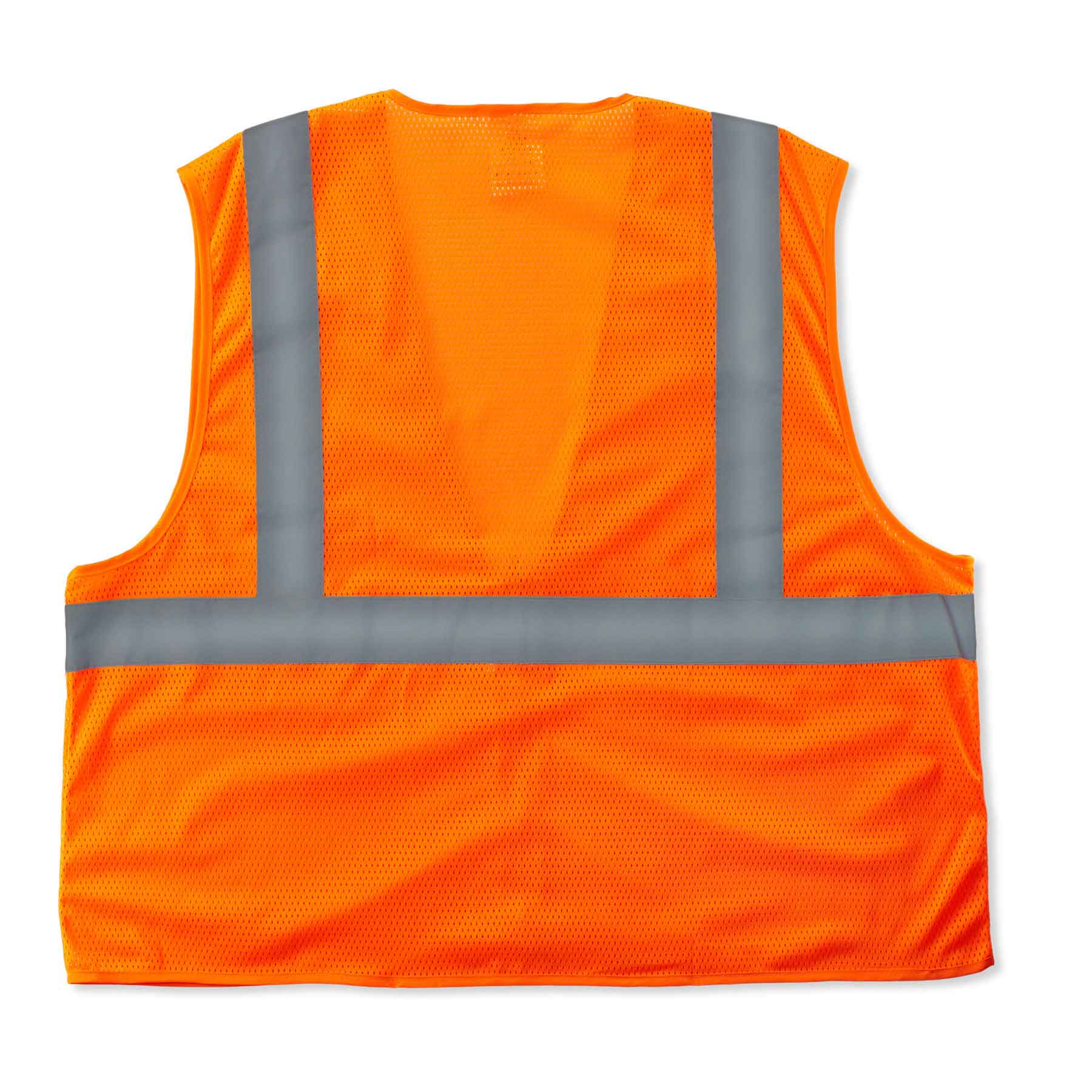 Ergodyne 20985 GloWear 8205Z Type R Class 2 Super Econo Mesh Vest, Large/XL, HV Orange - Moutools