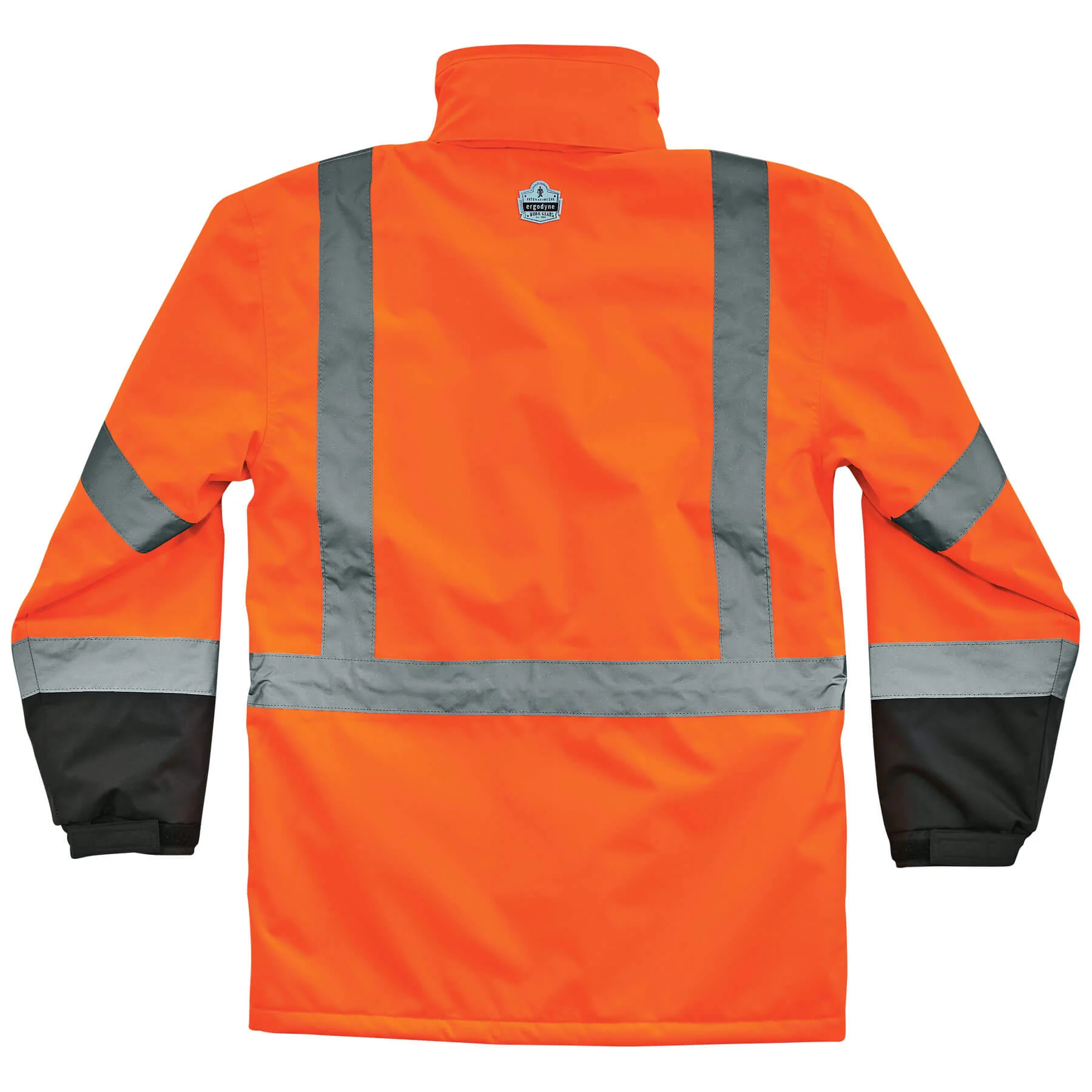 Ergodyne 25579 GloWear 8384 Type R Class 3 Thermal Parka, 5XL, HV Orange - Moutools