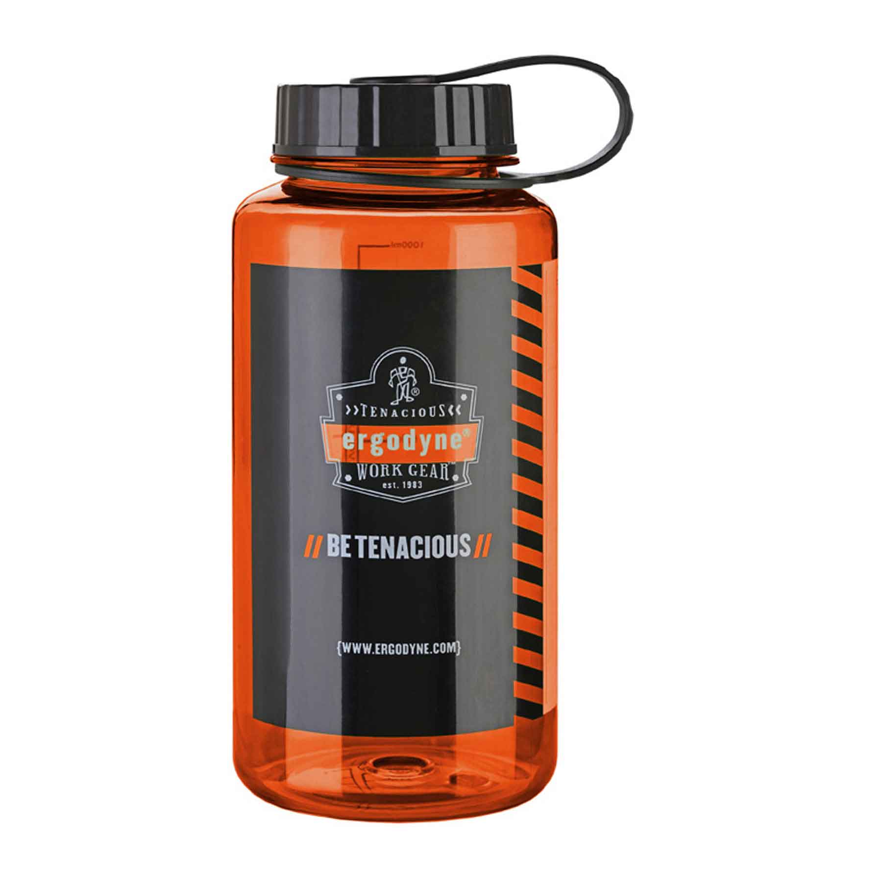 Ergodyne 13151 Chill-Its 5151 Wide Mouth Water Bottle, Orange - Moutools
