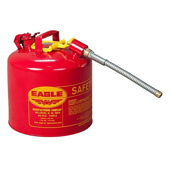 Eagle U2-51-S Red Type II Safety Can with 7/8