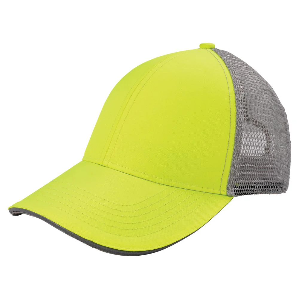Ergodyne 23245 #8933 Hi-Vis Lime Reflective Snapback Hat - Moutools