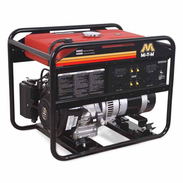 Mi-T-M GEN-5000-0MK0 5000-Watt Gasoline Portable Generator - Moutools