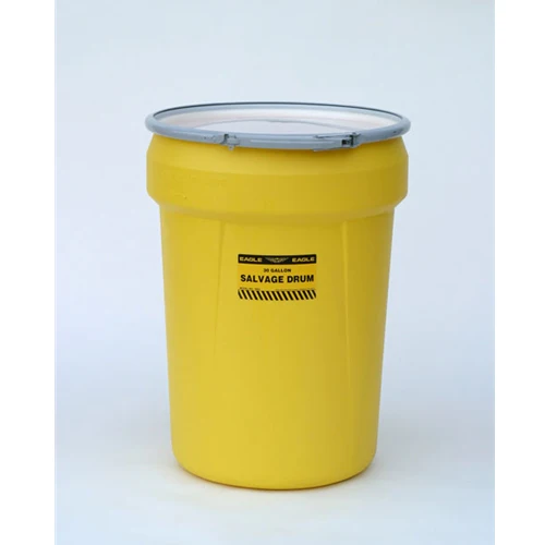 Eagle 1602 30 Gal. Salvage Drum w/Metal Lever-Lock Ring - Moutools