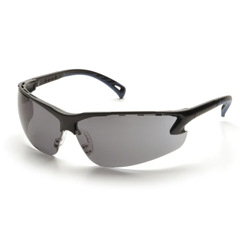 Pyramex SB5720D Venture 3 Eyewear Gray Lens with Black Frame - Moutools