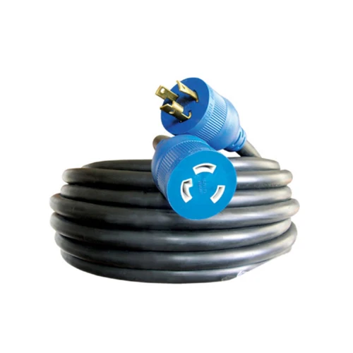 VOLTEC 06-00180 50'10/3 SEOW Black Extension 250V 30Amp Lock Cord - Moutools