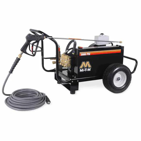 Mi-T-M CW-3004-4ME3 CW Premium Series Gasoline Belt Drive Cold Water Pressure Washer - Moutools