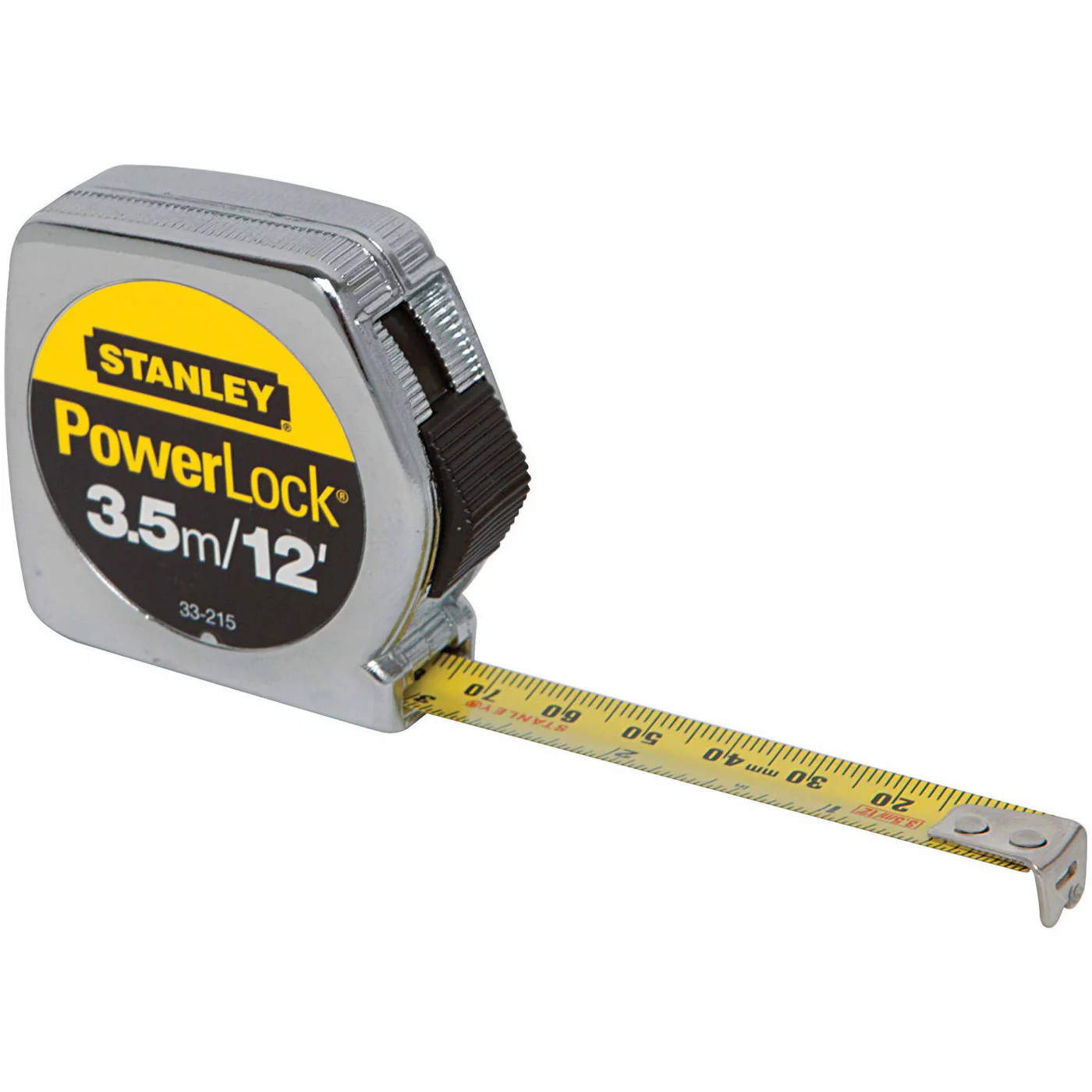 Stanley 33-215 PowerLockTape Rule w/ Metal Case 1/2