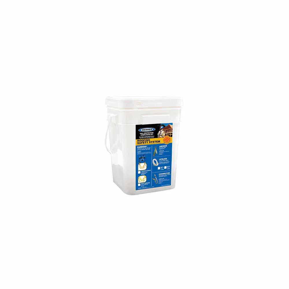 Werner K112204 Roofing Bag Kit 50' TB Harness - Moutools