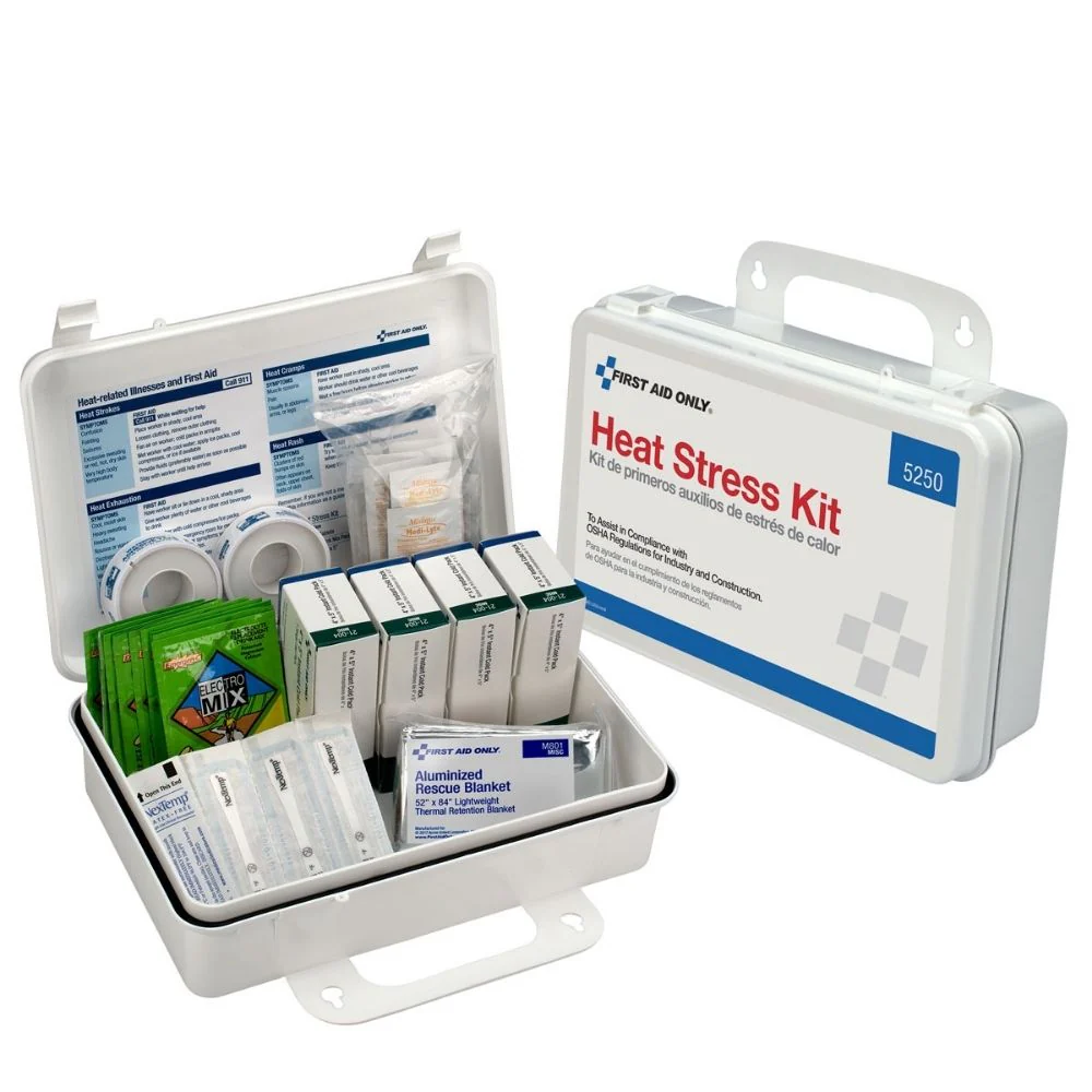 First Aid Only 5250 Heat Stress Kit, Plastic Case - Moutools