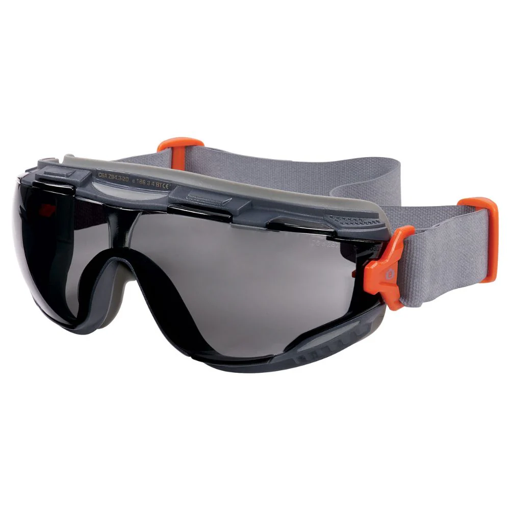 Ergodyne 60311 ARKYN-NEO Smoke Lens Gray Safety Goggles Neoprene Strap - Moutools
