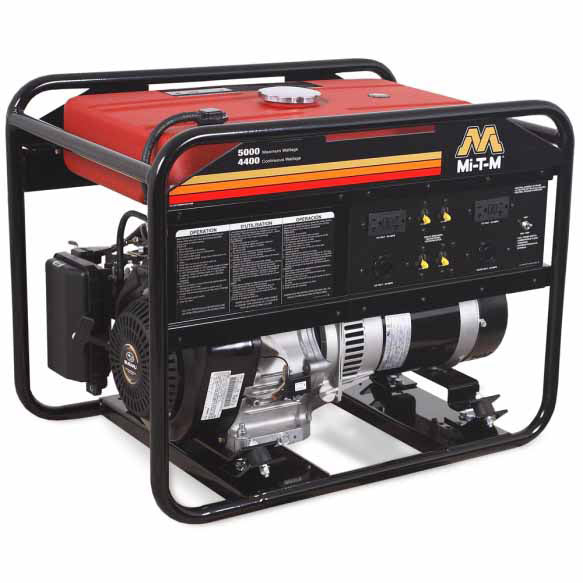 Mi-T-M GEN-5000-0MS0 5000-Watt Gasoline Portable Generator - Moutools