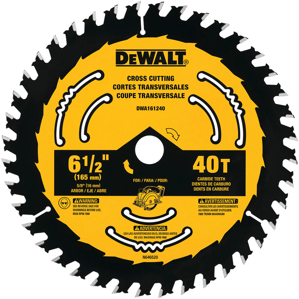 DeWalt DWA161240L 6-1/2