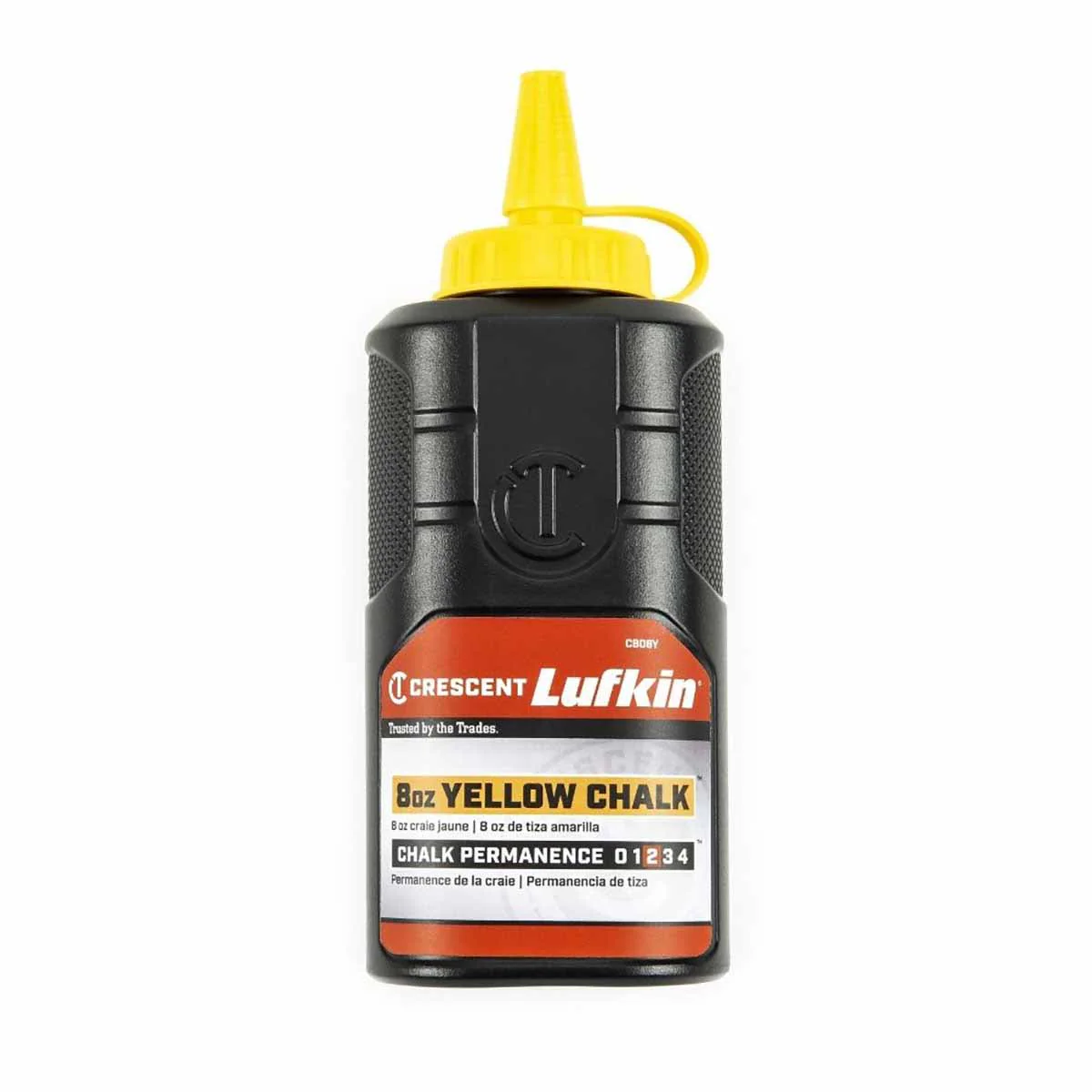 Crescent Lufkin CB08Y 8 oz Yellow Chalk Refill - Moutools