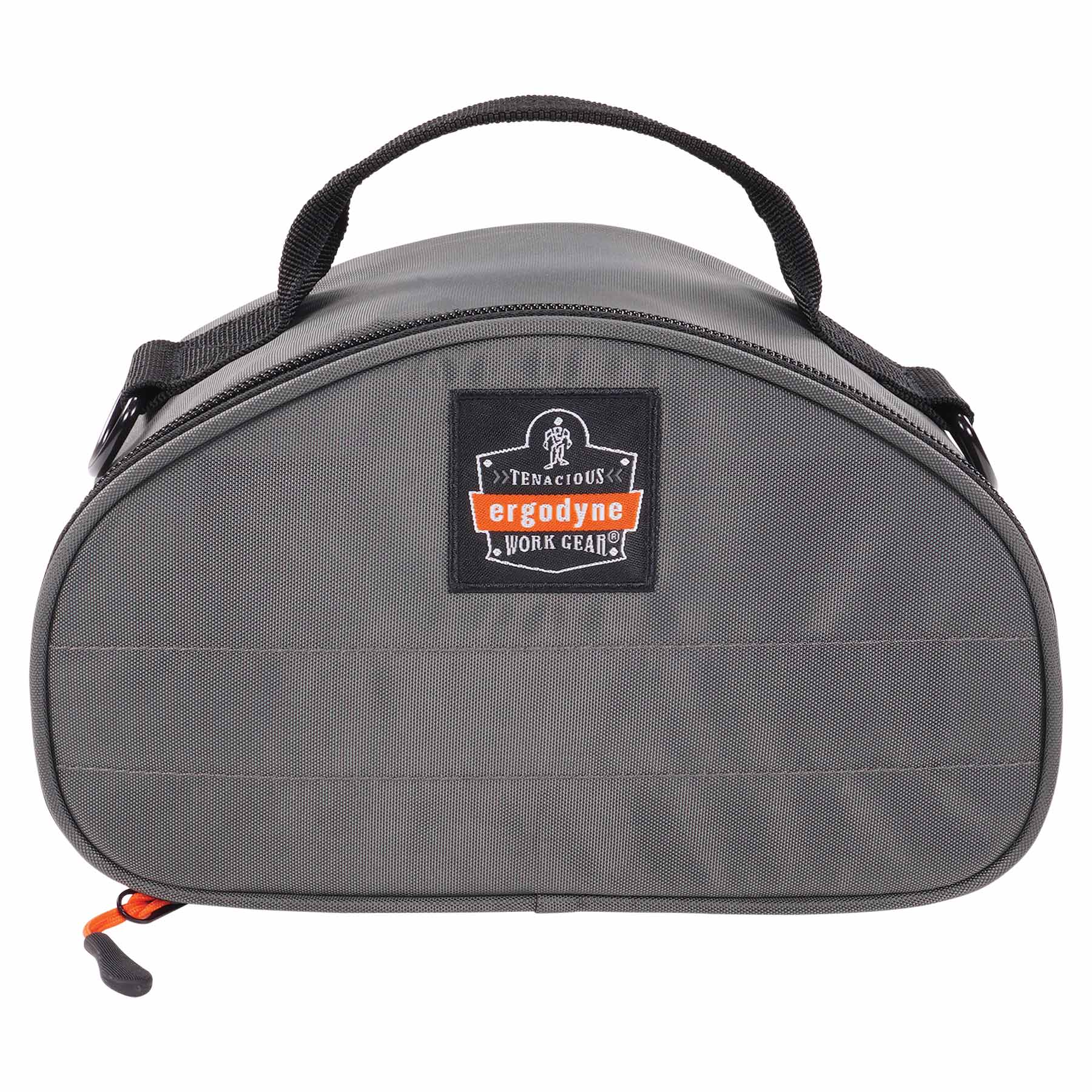 Ergodyne 13187 5187  Gray Clamshell Respirator Bag w/ Zipper Closure - Moutools