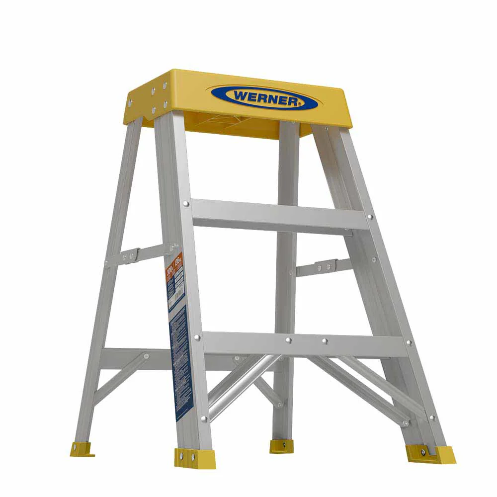Werner 150B 2ft Type IA Aluminum Step Stool - Moutools