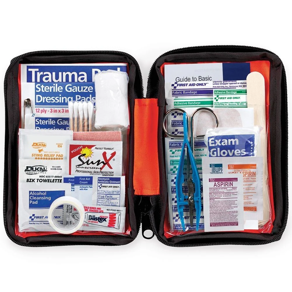 First Aid Only FAO-420 Outdoor First Aid Kit, 107 Piece, Fabric Case - Moutools
