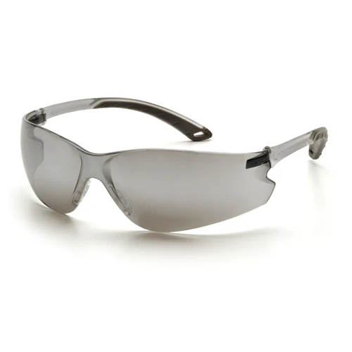 Pyramex S5870S Itek Eyewear Silver Mirror Lens with Gray Temples - Moutools