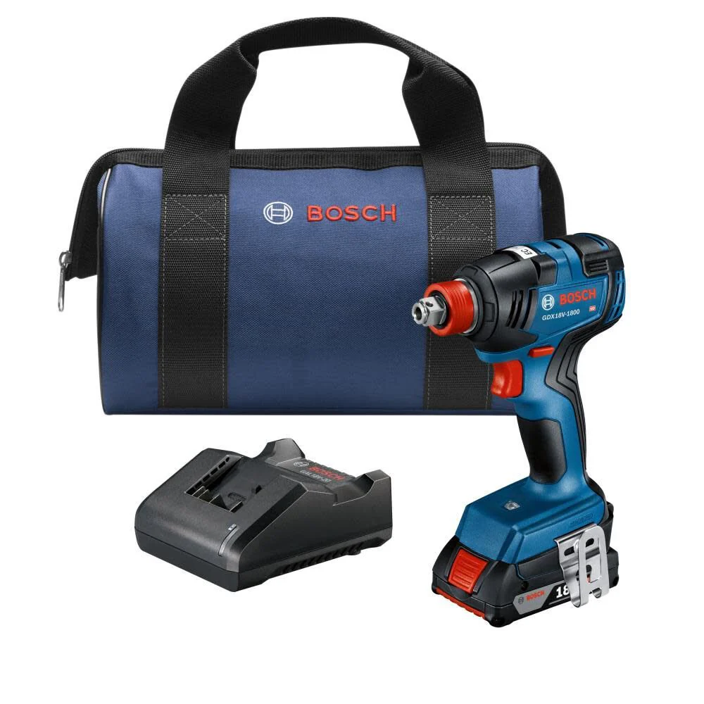 Bosch GDX18V-1800B12 18V Two-In-One 1/4