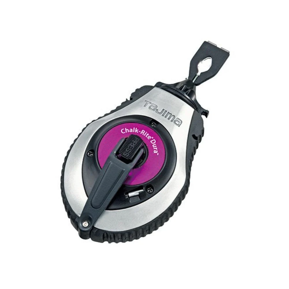 Tajima CR403S Chalk-Rite Dura Chalk Box with Extremely Bold 50' 1.8 mm Line - Moutools