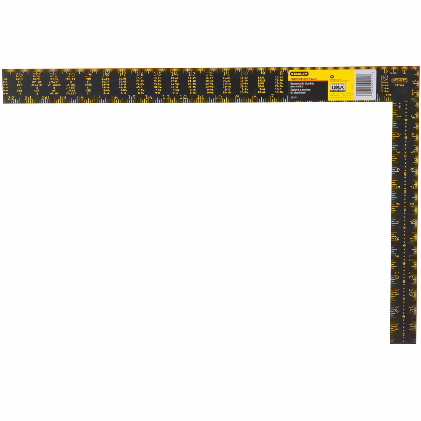 Stanley 45-011 Premium Aluminum Rafter Square - 16