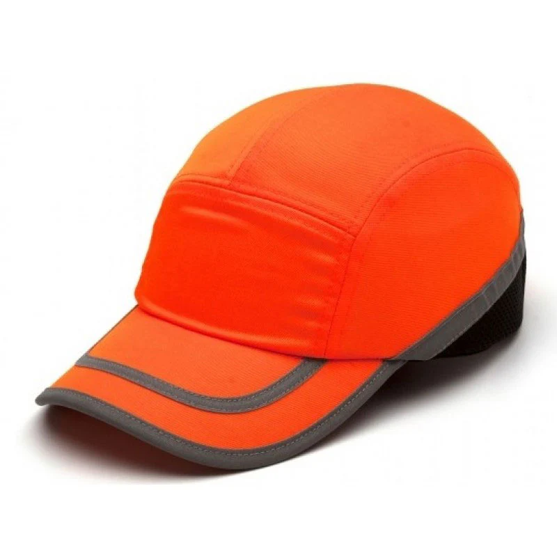 Pyramex HP50041 Hi vis Orange Baseball Bump Cap - Moutools