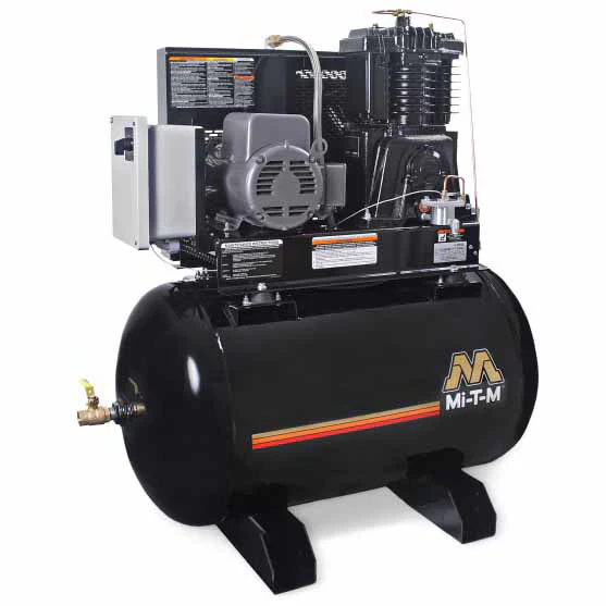 Mi-T-M ACS-23105-80HM M Series 80-Gallon Two Stage Electric Air Compressor - Moutools