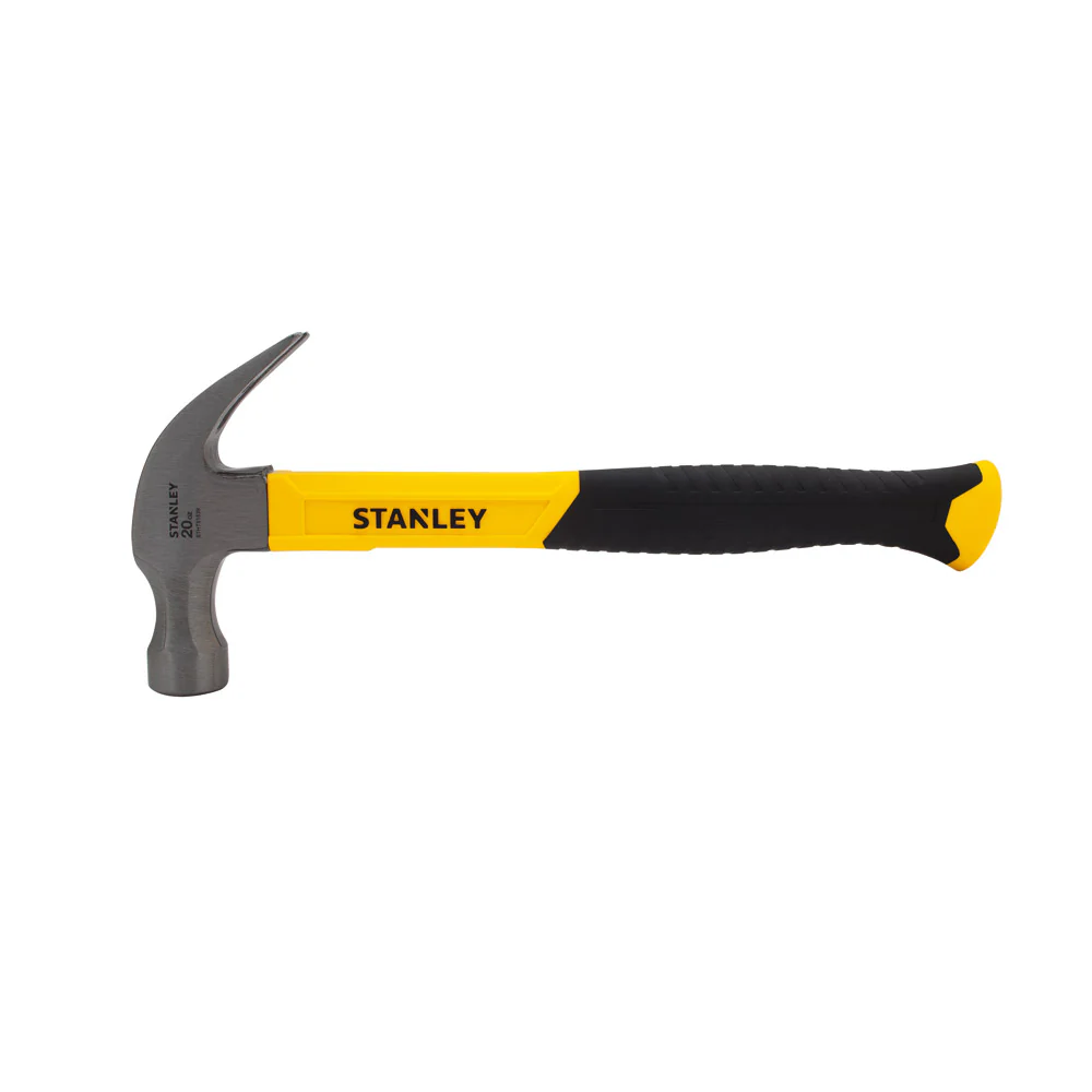 Stanley STHT51539 20 oz Curve Claw Fiberglass Hammer - Moutools