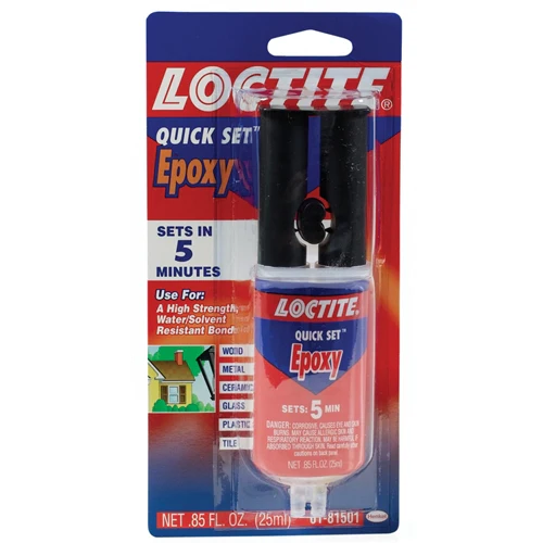 Loctite 81501 0.85 oz Plastic Syringe Epoxy Quick Set - Moutools