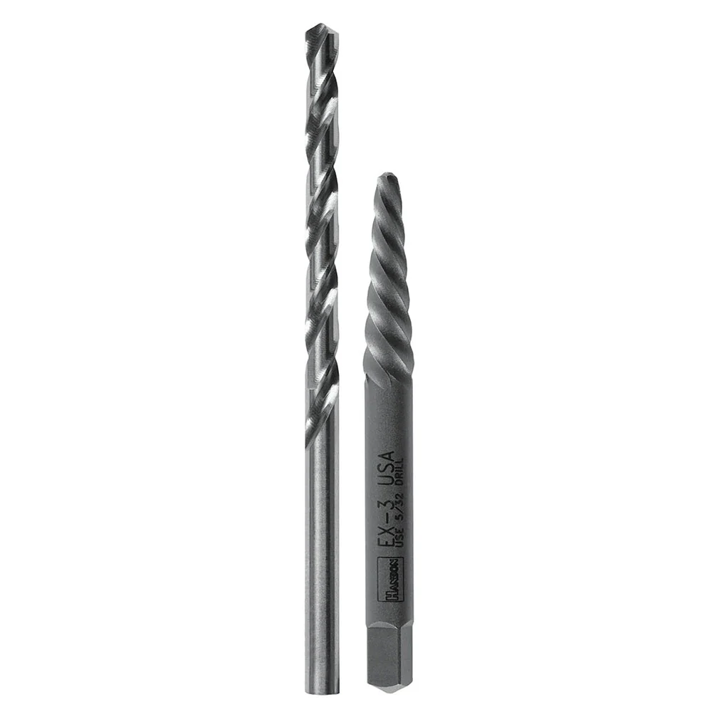 Irwin 53702 Hanson Ex-2 Screw Extractor and 7/64