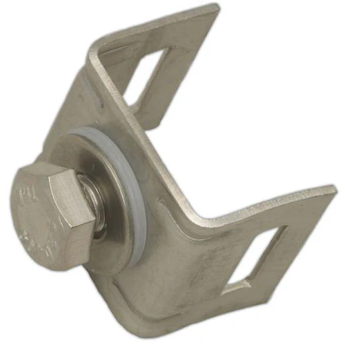 Band-It D31599 Straight Leg Mini Brack-it, SS w SS Bolt, 1/2